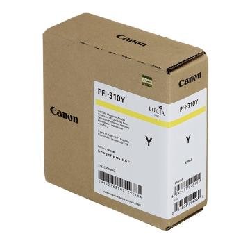 CANON PFI-310 Y - originálna cartridge, žltá, 330ml
