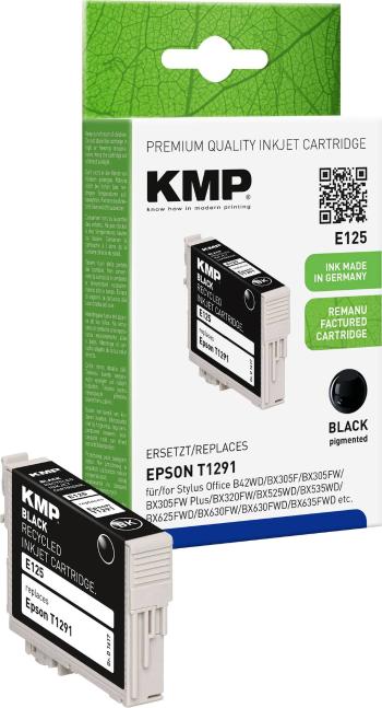 KMP Ink náhradný Epson T1291 kompatibilná  čierna E125 1617,0001
