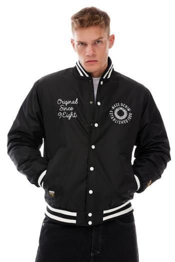 Mass Denim Elementary Satin Jacket black - 2XL