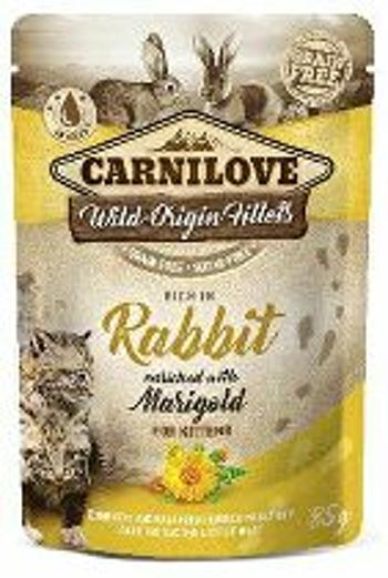 Carnilove Cat Pouch Kitten RabbitEnriched&Marigold 85g + Množstevná zľava