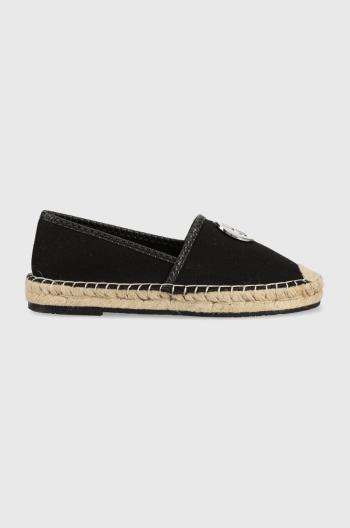 Espadrilky Liu Jo VERA 05 čierna farba, SA3075TX30422222