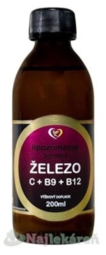 Zdravý svet Lipozomálne ŽELEZO + C + B9 + B12 1x200 ml