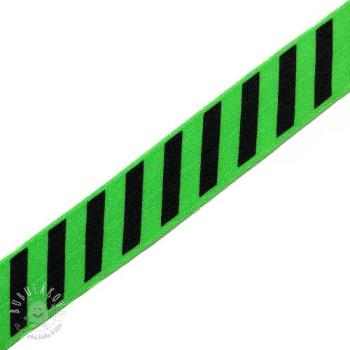 Lemovacia guma STRIPE 20 mm green