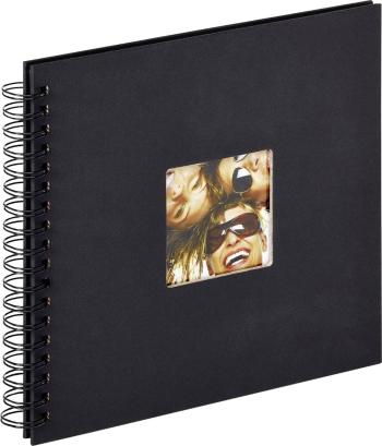 walther+ design  SA-108-B album sa špirálovú väzbou (š x v) 26 cm x 25 cm čierna 40 Seiten