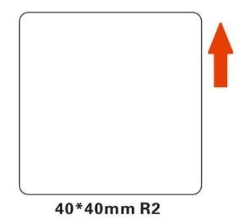 Niimbot štítky R A2A18518701, 40x40mm 180ks White pre B21