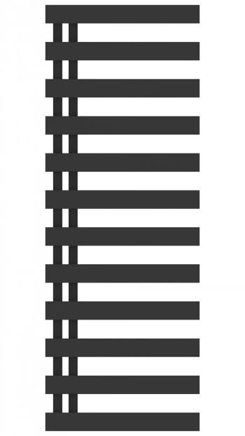 HOPA - Kúpeľňový radiátor EDINBURGH čierna farba - Farba radiátora - Čierna, Rozmer radiátora - 500 × 1020 mm, výkon 418 W, Typ pripojenia - Spodný 50 mm RADEDI501031