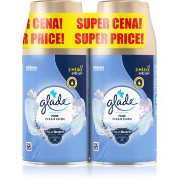 GLADE Pure Clean Linen automatický osviežovač vzduchu náhradná náplň 2x269 ml