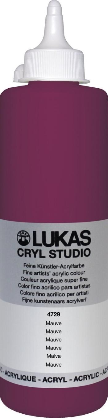 Lukas Cryl Studio Plastic Bottle Akrylová farba Mauve 500 ml 1 ks