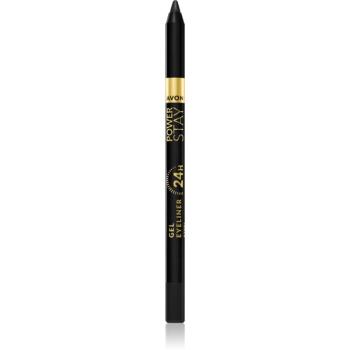 Avon Power Stay 24h gélová ceruzka na oči odtieň Black 1,2 g