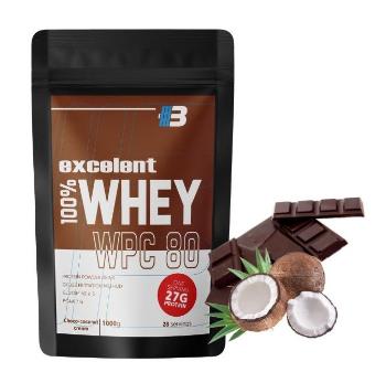 Excelent 100 % Whey Protein WPC 80 - Body Nutrition 1000 g Choco Coconut