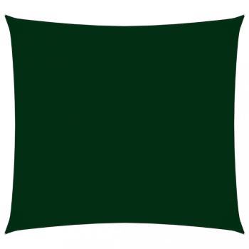 Tieniaca plachta štvorcová 2 x 2 m oxfordská látka Dekorhome Tmavo zelená
