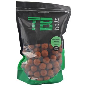 Tb baits hard boilie hot spice plum - 1 kg 24 mm