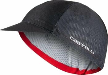 Castelli Rosso Corsa 2 Cap Black UNI Šiltovka