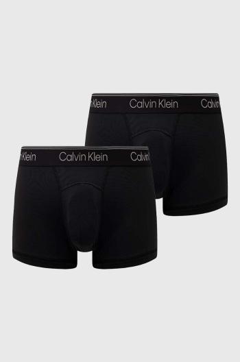 Boxerky Calvin Klein Underwear 2-pak pánske, čierna farba