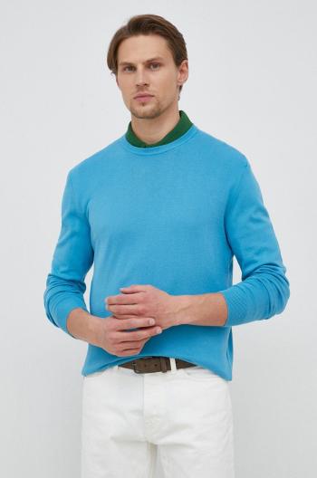 Bavlnený sveter United Colors of Benetton pánsky, teplý