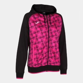 SUPERNOVA III ZIP-UP HOODIE BLACK FLUOR PINK XS