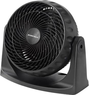 nástenný a stolný ventilátor Basetech AF-20A, 30 W, (Ø x v) 18 cm x 26 cm, čierna