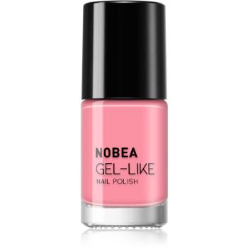 NOBEA Day-to-Day Gel-like Nail Polish lak na nechty s gélovým efektom odtieň Pink rosé #N02 6 ml