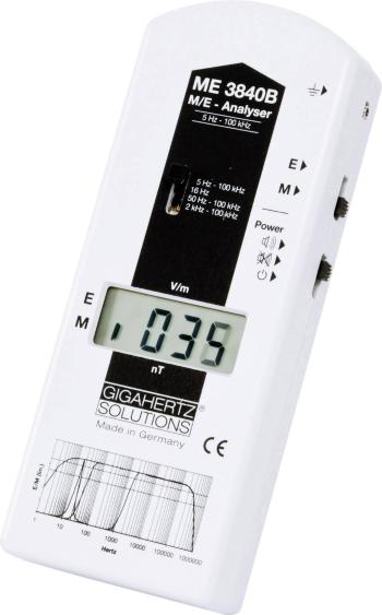 Gigahertz Solutions ME 3840B merač nízkofrekvenčného (NF) elektrosmogu