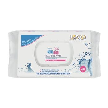 SEBAMED Baby Obrúsky detské vlhčené s 99% vody 60 ks