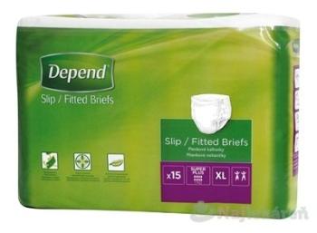 DEPEND Slip SUPER PLUS XL priedušné plienkové nohavičky 15ks