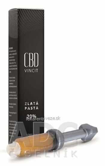 CBD Vincit zlatá pasta 20% 1x5 ml