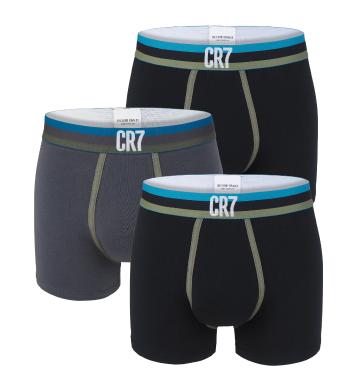 CRISTIANO RONALDO CR7 - boxerky 3PACK dark color z organickej bavlny-XL (92-97 cm)
