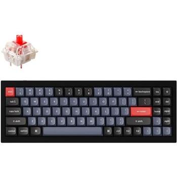 Keychron QMK Q7 70 % Gateron G Pro Hot-Swappable Red Switch Mechanical, Black – US (Q7-C1)