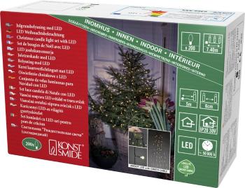 Konstsmide 6368-820 LED svetelný plášť na vianočný stromček vnútorné cez napájací zdroj do zásuvky Počet žiaroviek 200 L