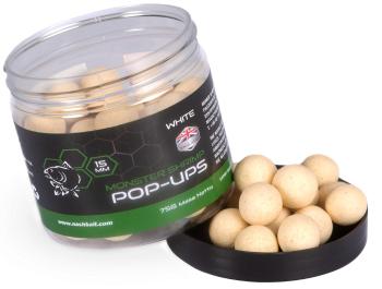 Nash plávajúce boilie pop ups monster shrimp white 75 g - 12 mm