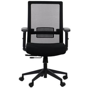Otočná stolička s predĺženým sedákom RIVERTON M/L, rôzne farby, čierno-čierna (Stema_5903917400152)