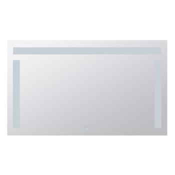 Zrkadlo Bemeta s osvětlením a dotykovým senzoremvo farebnom provedení hliník/sklo 101401137