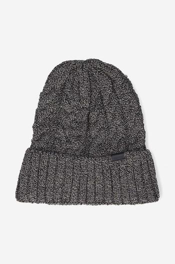 Čiapka Kangol Cable Beanie HEATHER K3376HT-TANHEATHER, šedá farba, z hrubej pleteniny