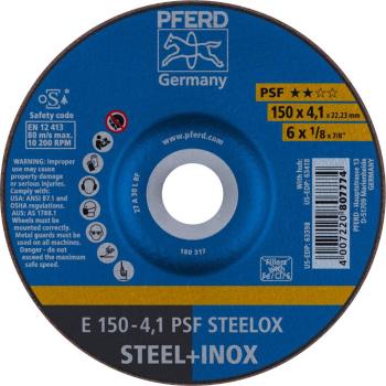 PFERD 62015520 Psf Steelox brúsny kotúč lomený  150 mm 22.23 mm 10 ks