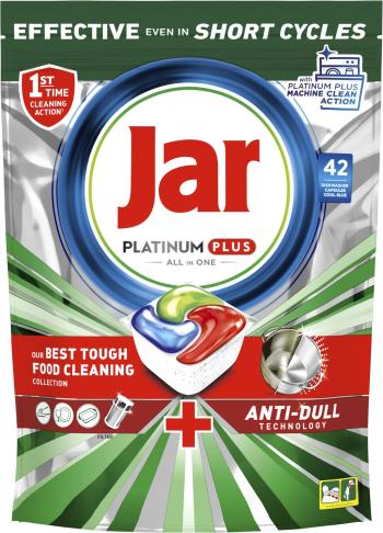 Jar Platinum Plus All-in-One, Kapsuly do umývačky riadu, Quickwash 41 ks