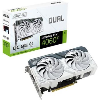 ASUS DUAL GeForce RTX 4060 Ti O8G White (90YV0J42-M0NA00)