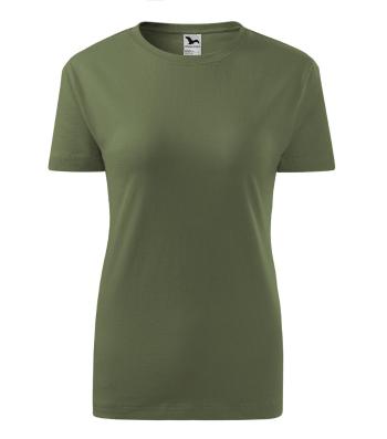 MALFINI Dámske tričko Classic New - Khaki | XL