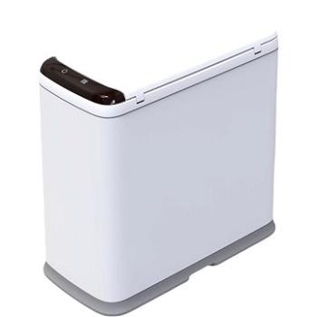 iQtech Regeman 9 l, odpadkový kôš bezdotykový, hranatý, biely (IQ00186)