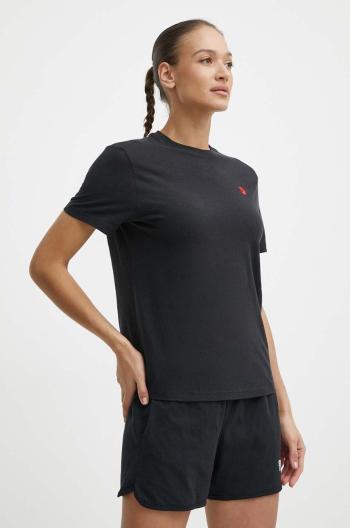 Tričko Fjallraven Hemp Blend T-shirt dámske, čierna farba, F14600163