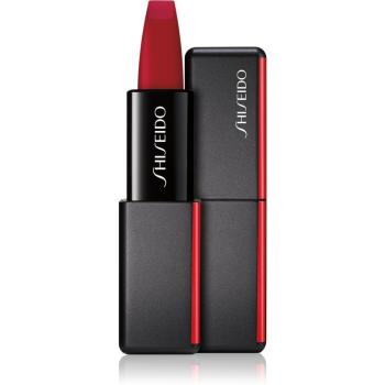 Shiseido ModernMatte Powder Lipstick matný púdrový rúž odtieň 515 Mellow Drama (Crimson Red) 4 g