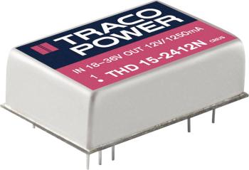 TracoPower THD 15-2411N DC / DC menič napätia, DPS 24 V/DC 5.1 V/DC 3000 mA 15 W Počet výstupov: 1 x
