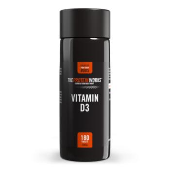 Vitamín D3 - The Protein Works, 180tbl