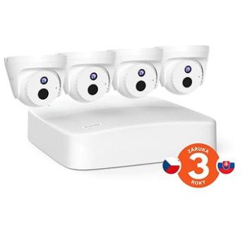 Kamerový systém K4P-4CR Video PoE Security Kit 4MP, 4-kanálový 4MP PoE NVR + 4 ks 4MP PoE vonkajších