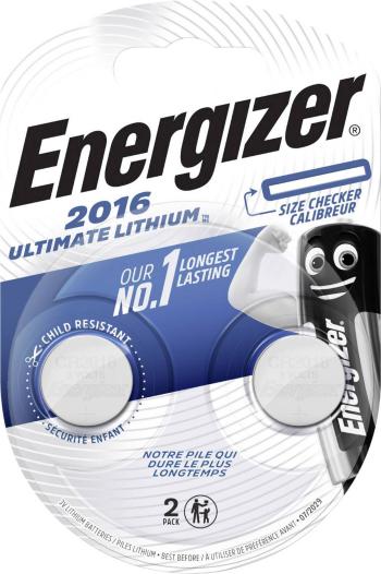 Energizer Ultimate 2016 gombíková batéria  CR 2016 lítiová 100 mAh 3 V 2 ks