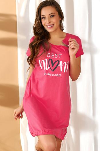 Ružová tehotenská nočná košeľa TCB9900