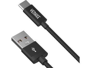 Kábel YENKEE YCU 301 BK USB/USB-C 2.0 1m Black