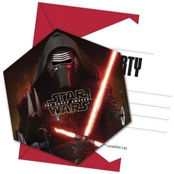 Pozvánky Star Wars – Hviezdne vojny – The Force Awaknes – 6 ks (5201184862186)