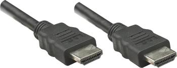 Manhattan HDMI prepojovací kábel #####HDMI-A Stecker, #####HDMI-A Stecker 1.00 m čierna 323192 fóliové tienenie, tieneni