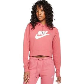 Nike  Mikiny Essentials Fleece Crop  Ružová