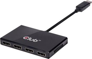 club3D CSV-6400 DisplayPort adaptér [1x zástrčka DisplayPort - 4x zásuvka DisplayPort] čierna